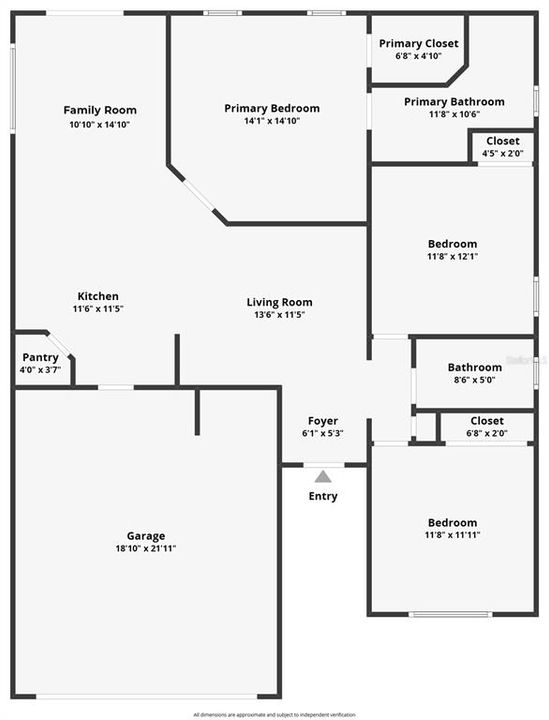 Active With Contract: $297,900 (3 beds, 2 baths, 1364 Square Feet)