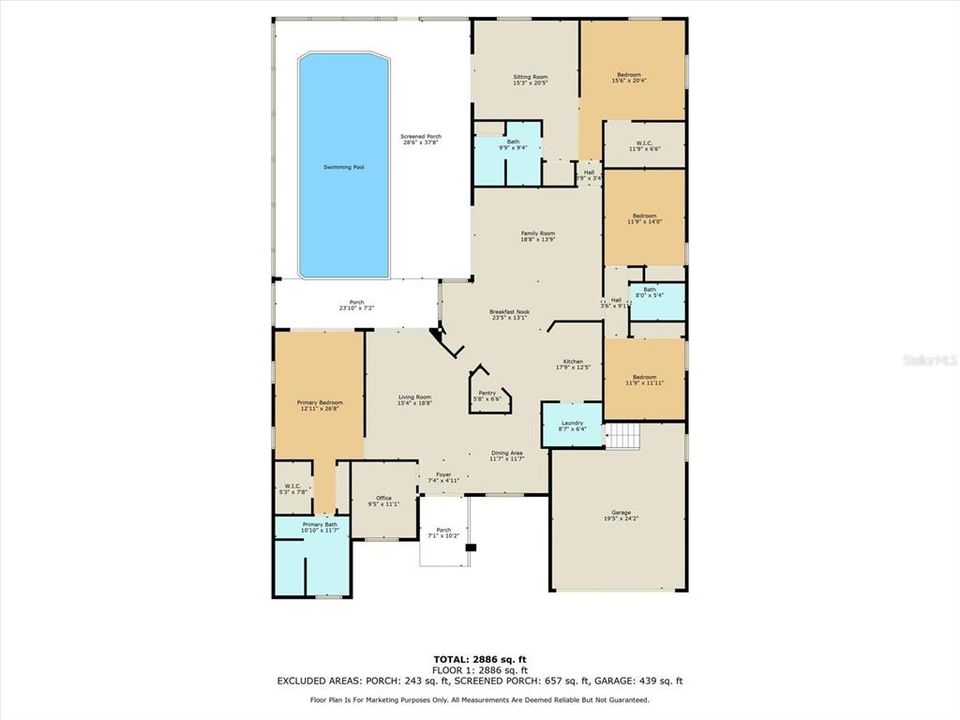 For Sale: $869,900 (4 beds, 3 baths, 3059 Square Feet)