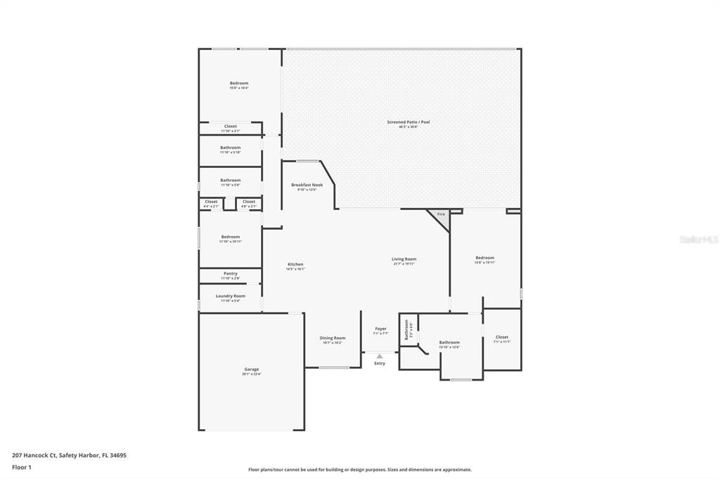 Active With Contract: $869,000 (3 beds, 3 baths, 2348 Square Feet)