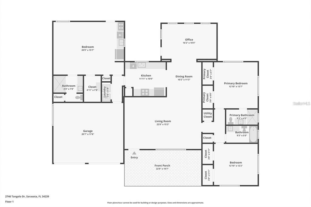Active With Contract: $529,900 (3 beds, 3 baths, 2071 Square Feet)