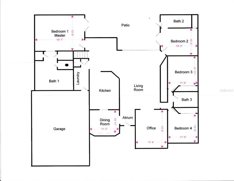 En Venta: $999,900 (5 camas, 4 baños, 2841 Pies cuadrados)