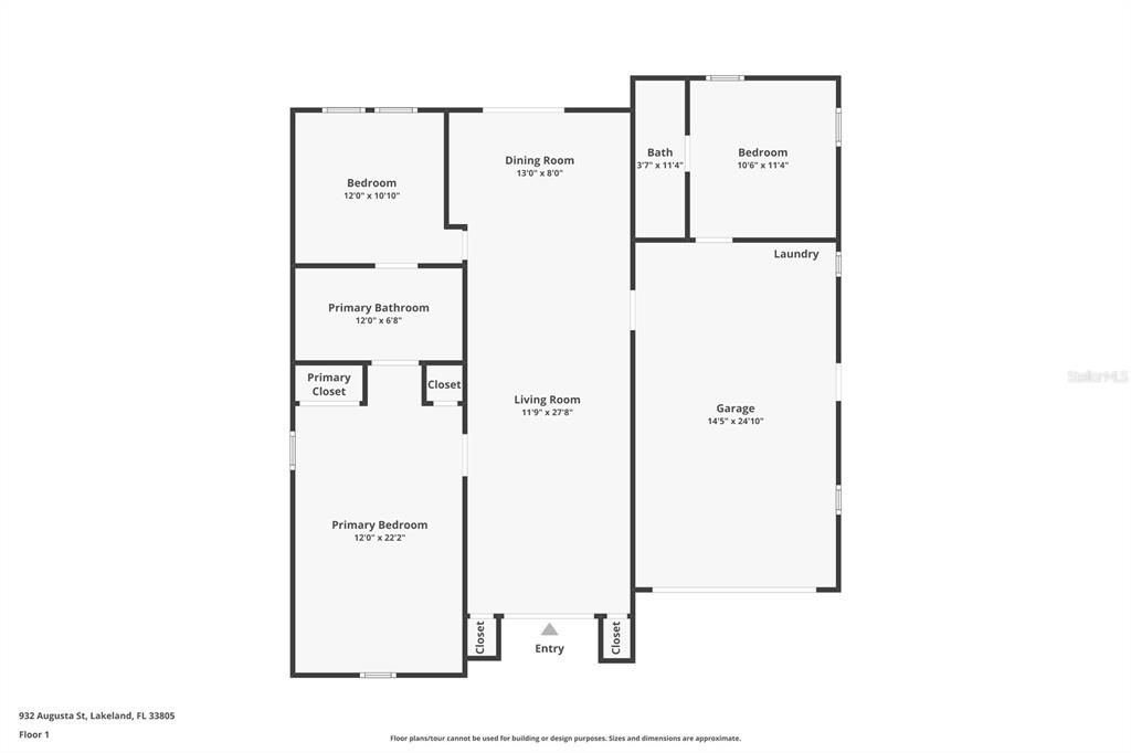 For Sale: $260,000 (3 beds, 2 baths, 1036 Square Feet)