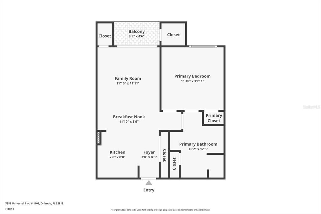 En Venta: $175,000 (1 camas, 1 baños, 671 Pies cuadrados)