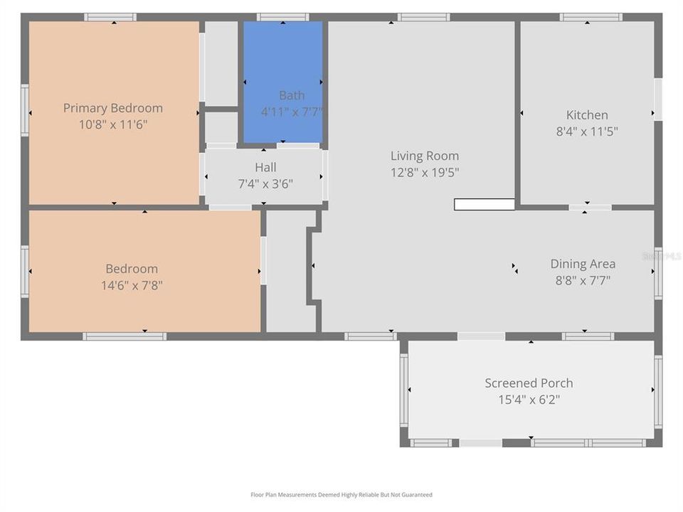 Active With Contract: $165,000 (2 beds, 1 baths, 800 Square Feet)