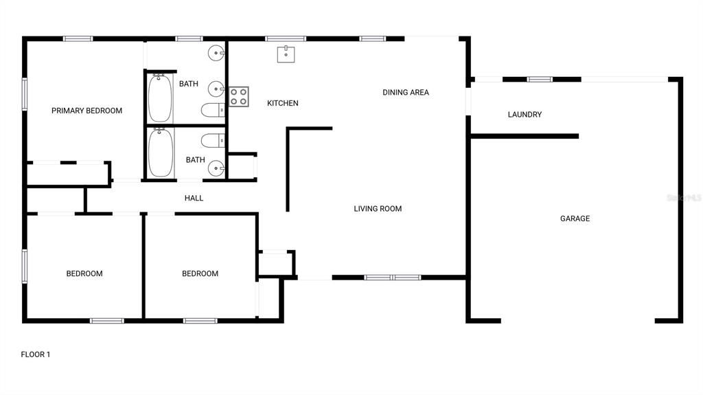 Active With Contract: $360,000 (3 beds, 2 baths, 1160 Square Feet)