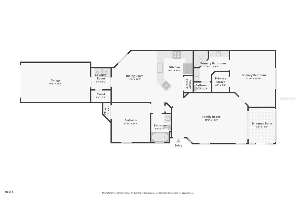 待售: $265,000 (2 贝兹, 2 浴室, 1233 平方英尺)