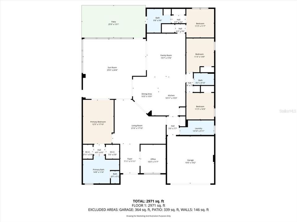 For Sale: $499,000 (4 beds, 3 baths, 3170 Square Feet)