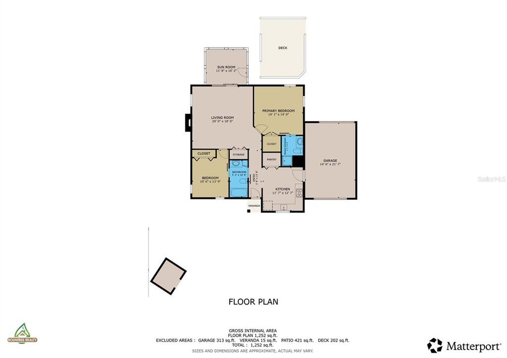 For Sale: $220,000 (2 beds, 2 baths, 1072 Square Feet)