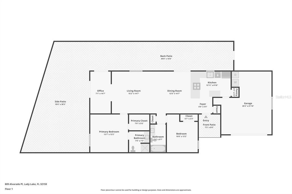 Active With Contract: $340,000 (2 beds, 2 baths, 1268 Square Feet)
