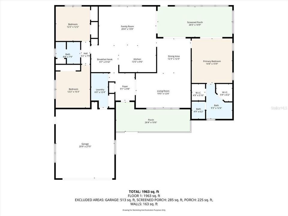 For Sale: $289,000 (3 beds, 2 baths, 2090 Square Feet)