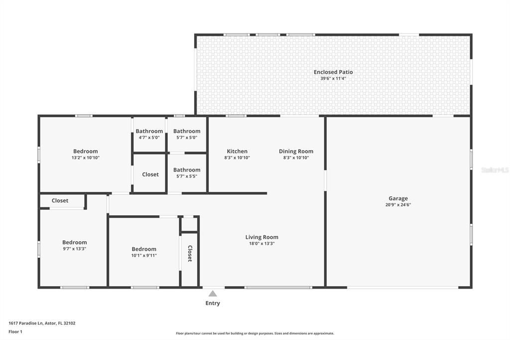Active With Contract: $410,000 (3 beds, 1 baths, 1584 Square Feet)