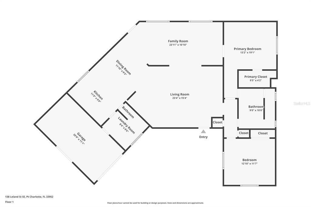 For Sale: $365,900 (2 beds, 1 baths, 1621 Square Feet)