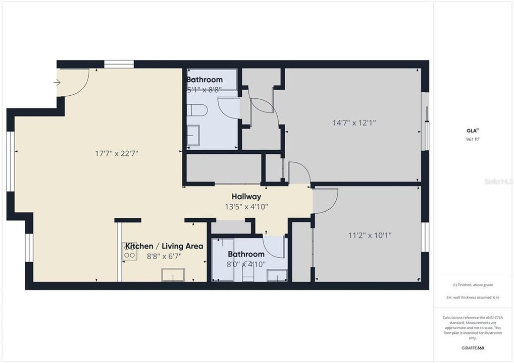 出租: $1,500 (2 贝兹, 2 浴室, 2034 平方英尺)