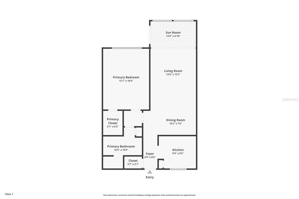 For Sale: $136,900 (1 beds, 1 baths, 875 Square Feet)