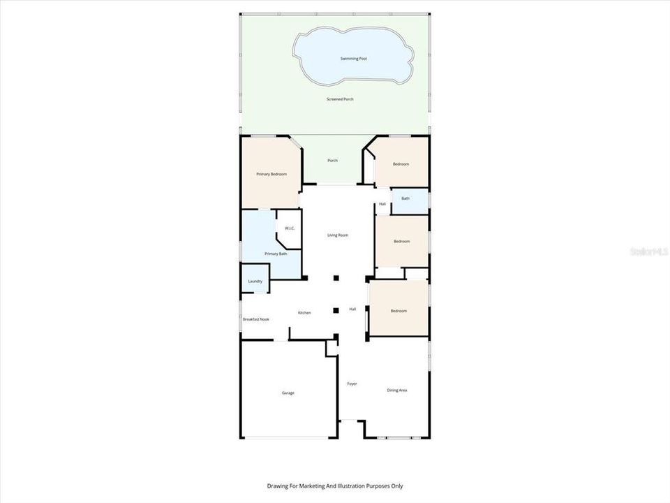 Activo con contrato: $487,000 (4 camas, 2 baños, 1970 Pies cuadrados)