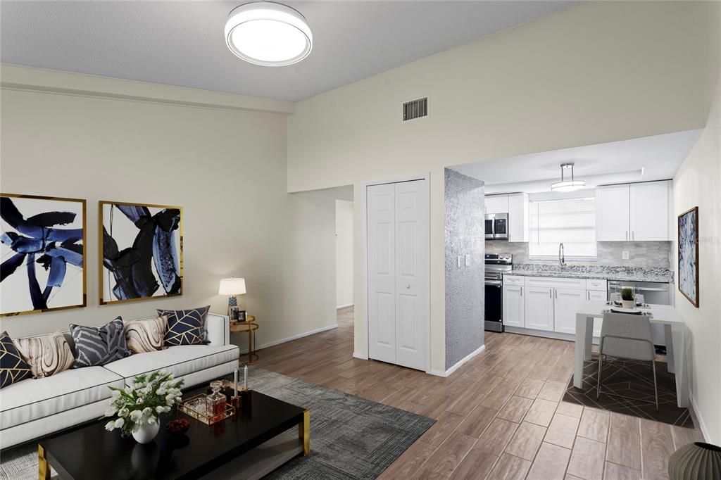 В аренду: $1,700 (2 спален, 1 ванн, 804 Квадратных фут)