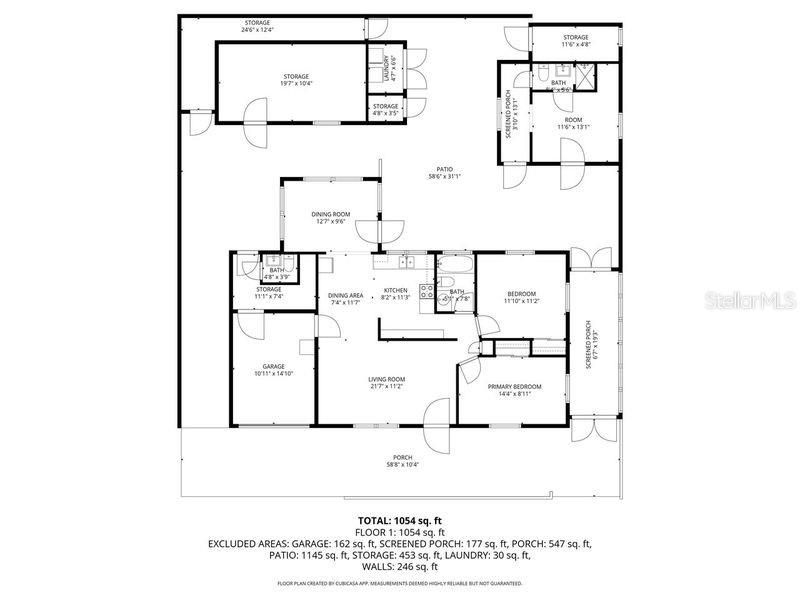For Sale: $190,000 (2 beds, 1 baths, 908 Square Feet)