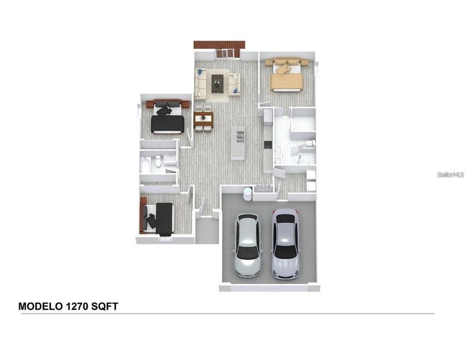 For Rent: $1,897 (3 beds, 2 baths, 1270 Square Feet)