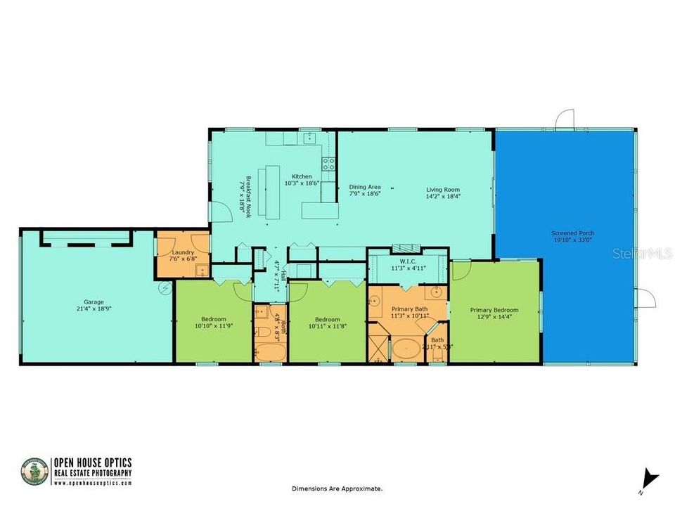 На продажу: $534,900 (3 спален, 2 ванн, 1662 Квадратных фут)