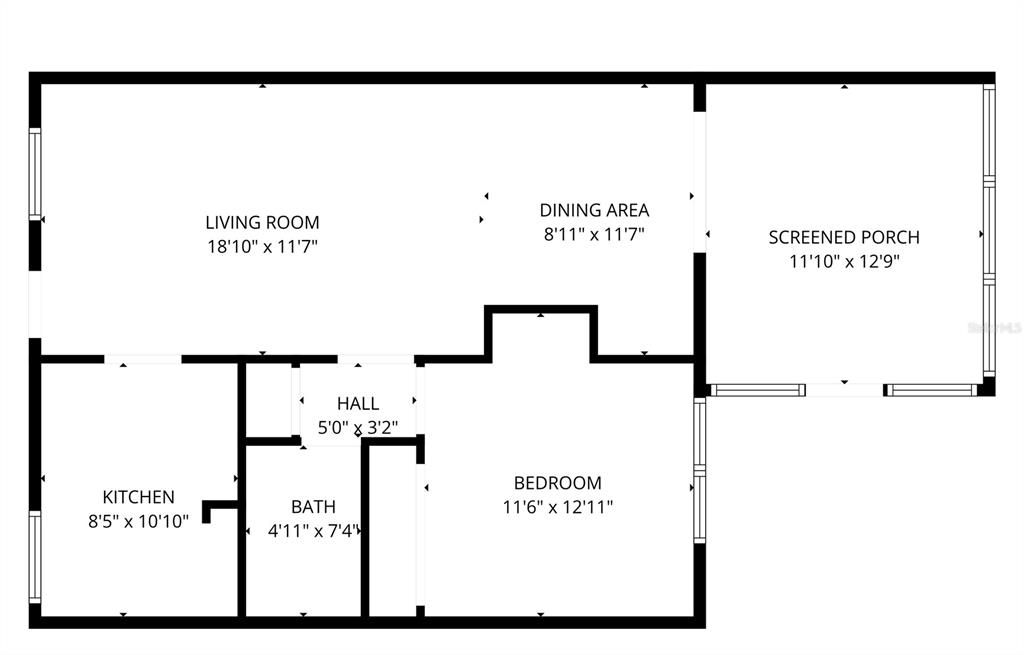 For Sale: $115,000 (1 beds, 1 baths, 640 Square Feet)