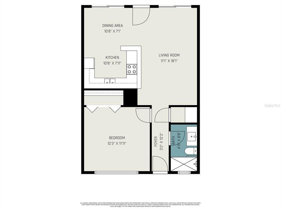 For Sale: $250,000 (1 beds, 1 baths, 650 Square Feet)