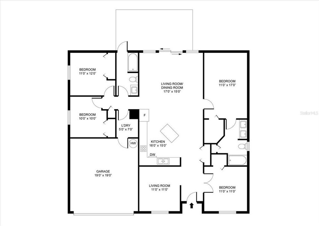 待售: $329,900 (4 贝兹, 2 浴室, 1810 平方英尺)