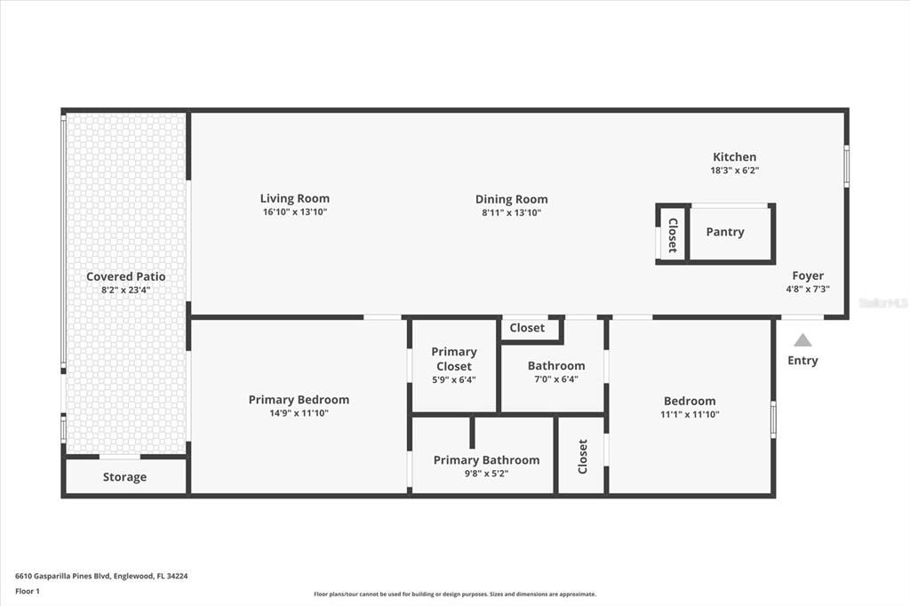 For Sale: $190,000 (2 beds, 2 baths, 1230 Square Feet)