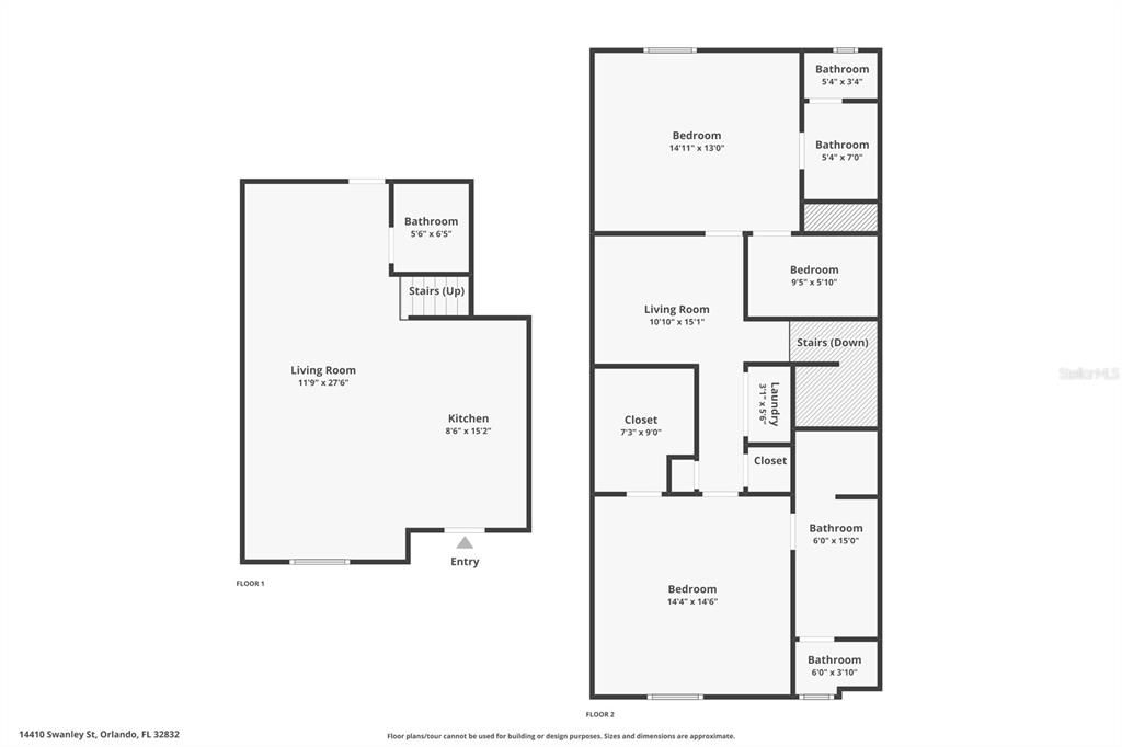 For Sale: $375,000 (2 beds, 2 baths, 1607 Square Feet)