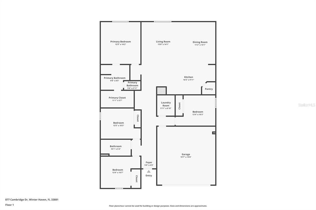 待售: $334,980 (4 贝兹, 2 浴室, 1849 平方英尺)
