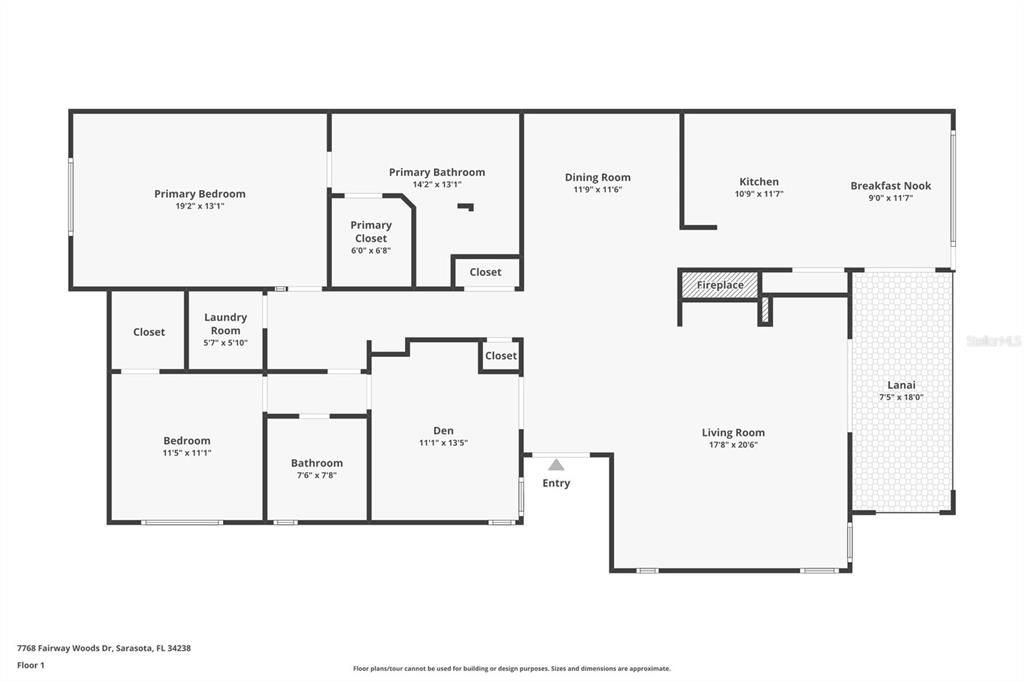 For Sale: $472,500 (2 beds, 2 baths, 1956 Square Feet)