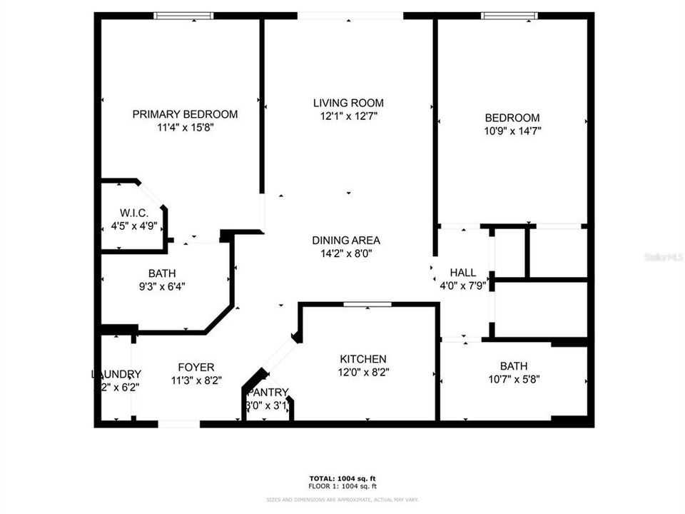 出租: $1,500 (2 贝兹, 2 浴室, 1112 平方英尺)