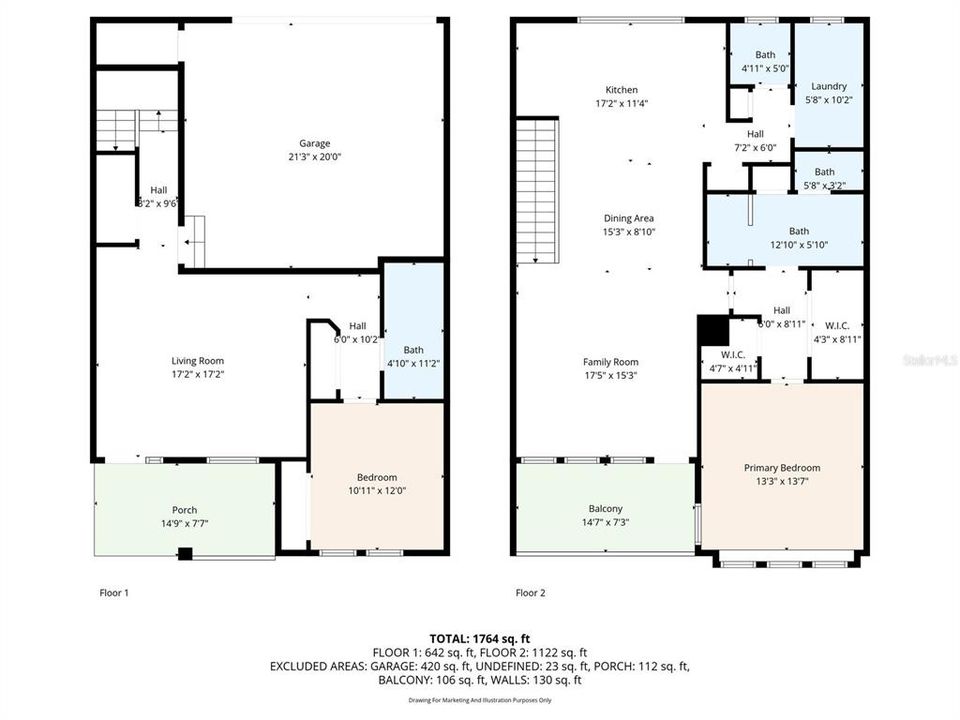 For Sale: $745,000 (2 beds, 2 baths, 1990 Square Feet)