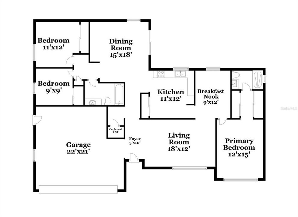 For Rent: $2,285 (3 beds, 2 baths, 1664 Square Feet)