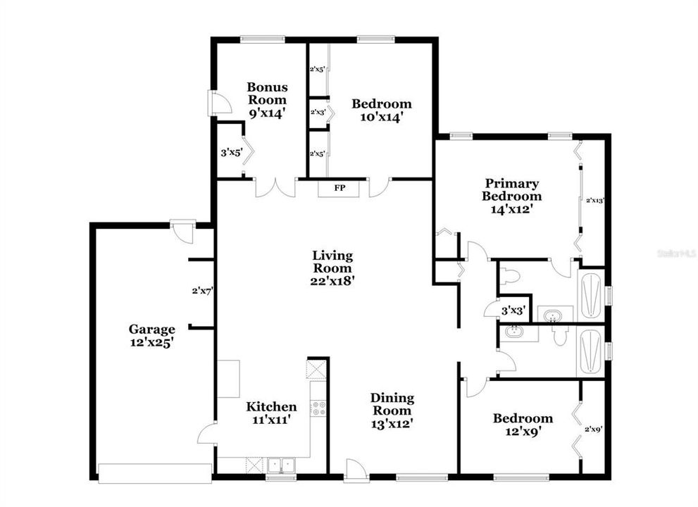 For Rent: $2,340 (4 beds, 2 baths, 1620 Square Feet)