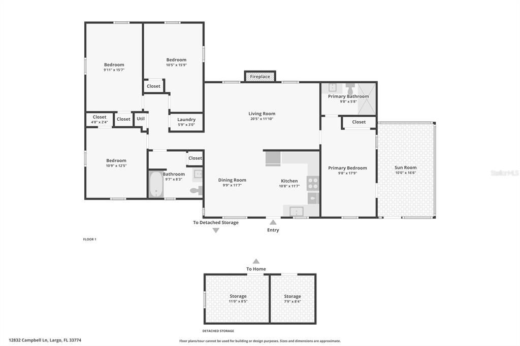 待售: $380,000 (4 贝兹, 2 浴室, 1424 平方英尺)