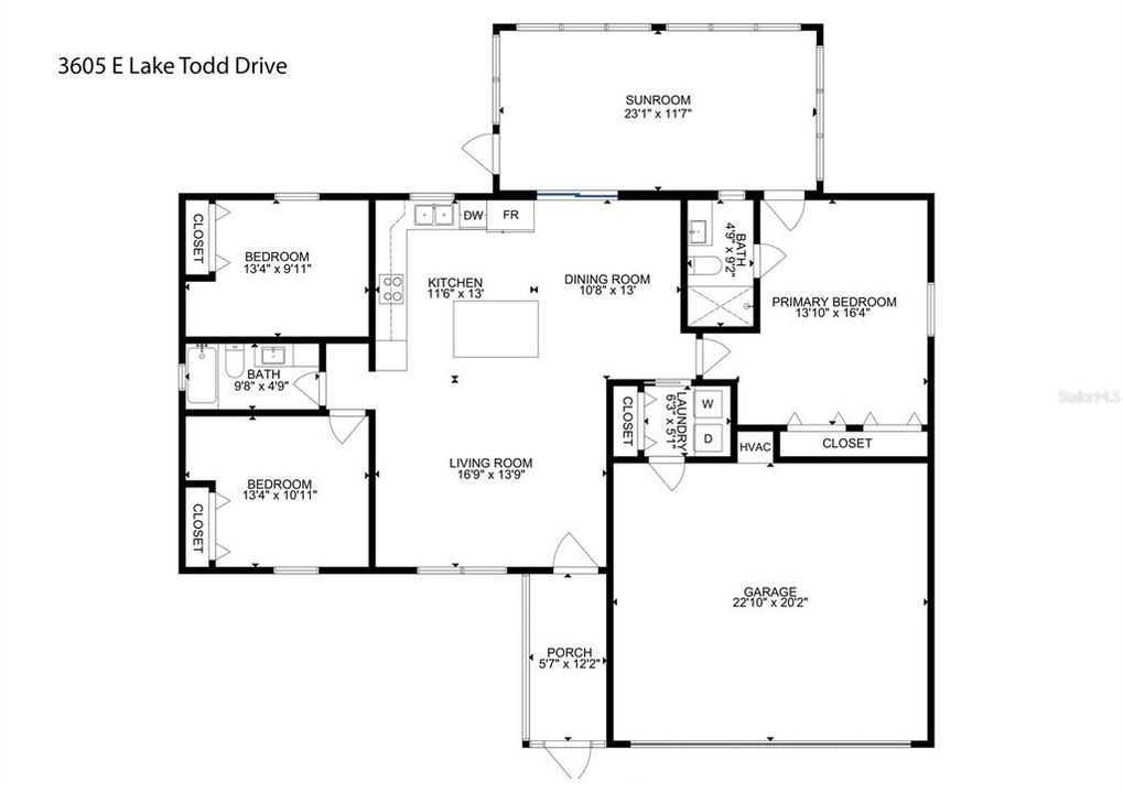 For Sale: $300,000 (3 beds, 2 baths, 1648 Square Feet)