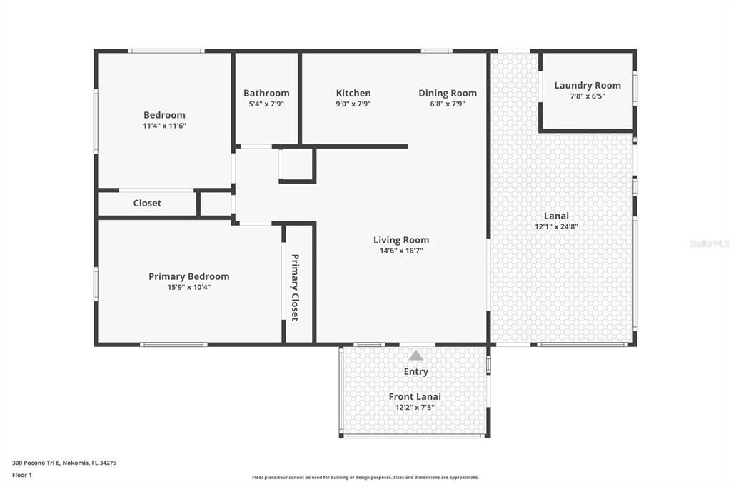En Venta: $339,000 (2 camas, 1 baños, 825 Pies cuadrados)