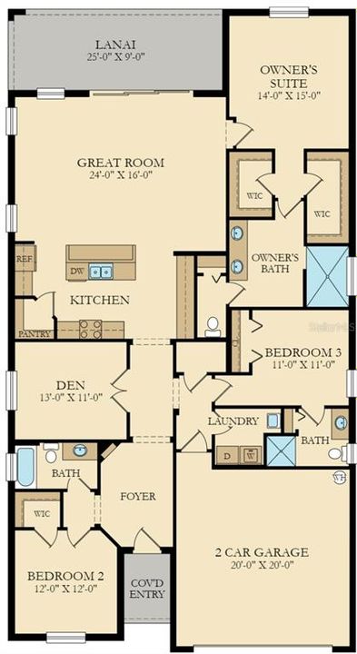 出租: $2,950 (3 贝兹, 3 浴室, 2201 平方英尺)