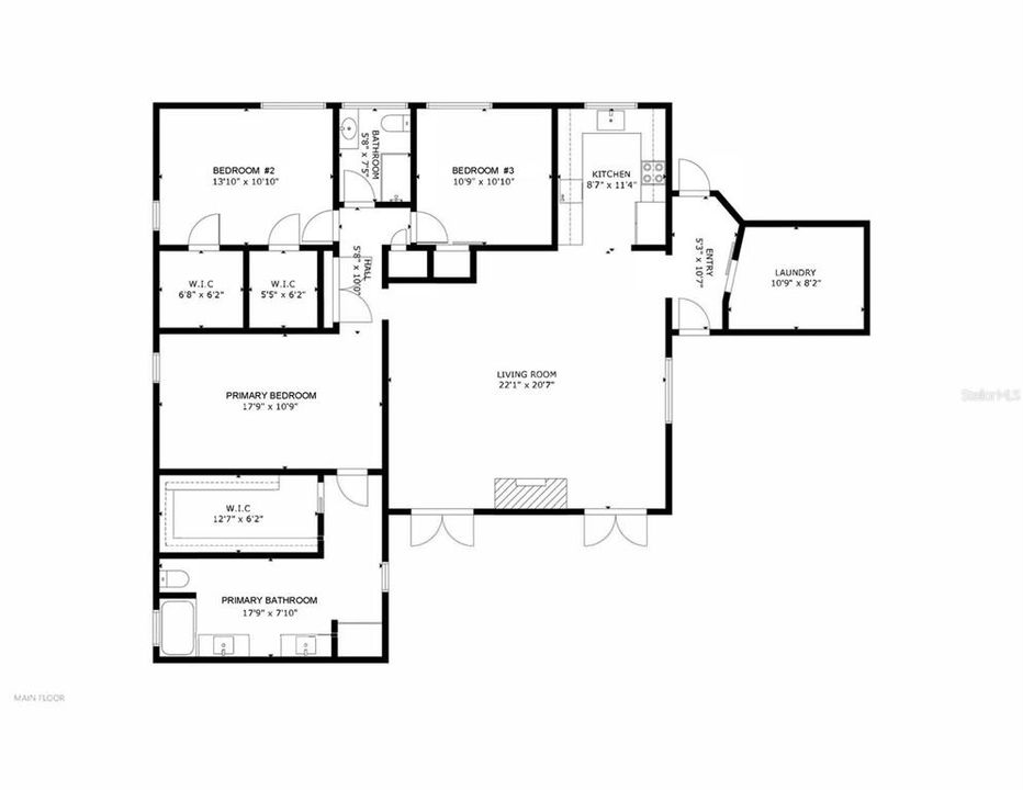 待售: $733,000 (3 贝兹, 2 浴室, 1761 平方英尺)