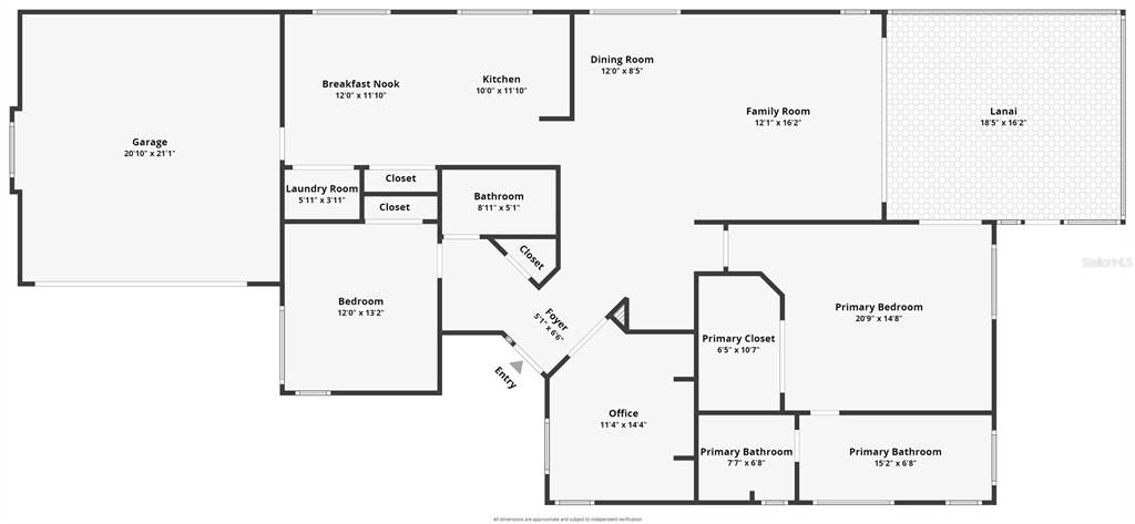 For Sale: $325,000 (2 beds, 2 baths, 1812 Square Feet)