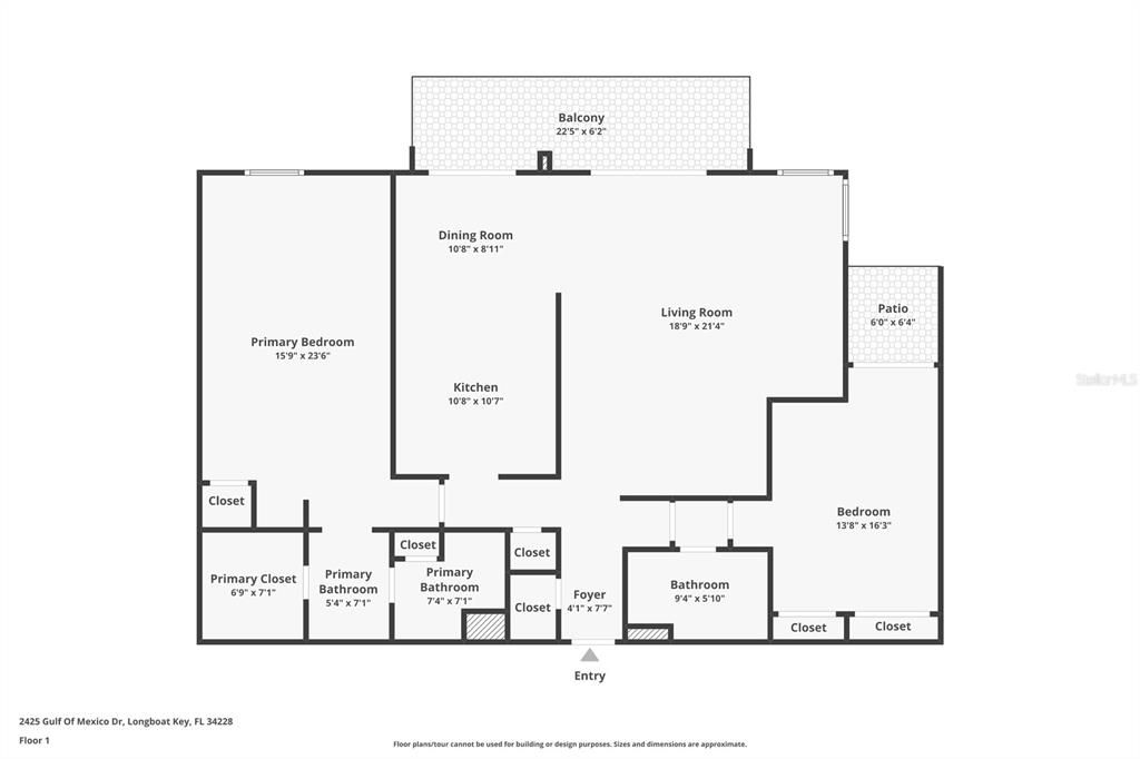 For Sale: $1,599,000 (2 beds, 2 baths, 1470 Square Feet)