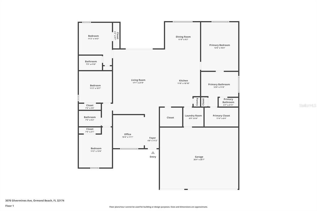 For Sale: $520,000 (4 beds, 3 baths, 2111 Square Feet)