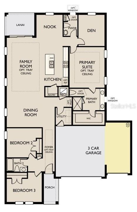 На продажу: $440,698 (3 спален, 2 ванн, 2226 Квадратных фут)