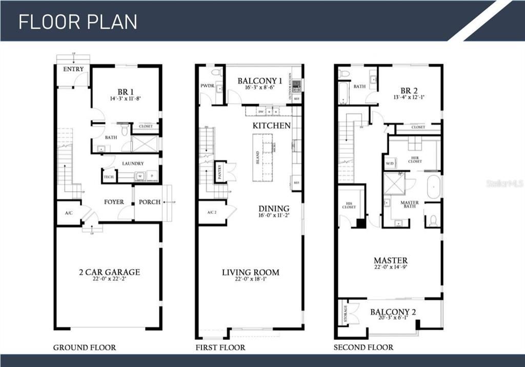 Activo con contrato: $999,900 (3 camas, 3 baños, 3062 Pies cuadrados)