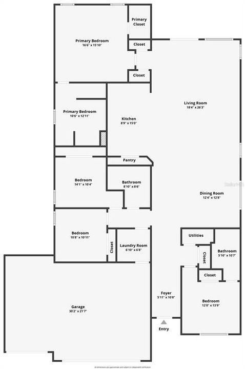 На продажу: $525,000 (4 спален, 3 ванн, 2332 Квадратных фут)
