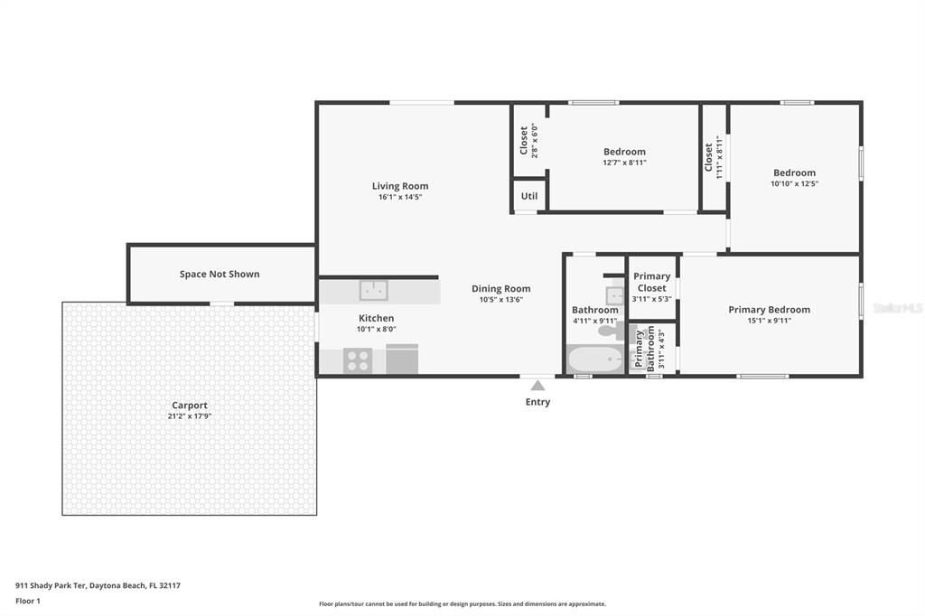 En Venta: $225,000 (3 camas, 1 baños, 1128 Pies cuadrados)