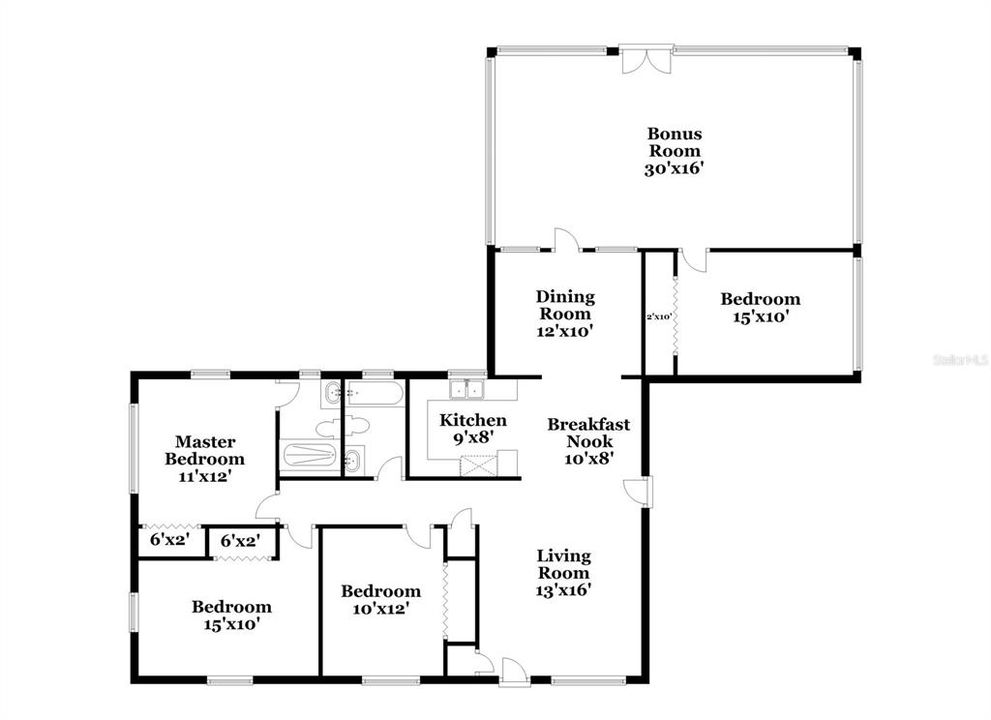 For Rent: $2,455 (4 beds, 2 baths, 2438 Square Feet)