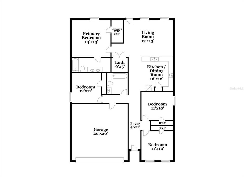 For Rent: $1,725 (4 beds, 2 baths, 1414 Square Feet)