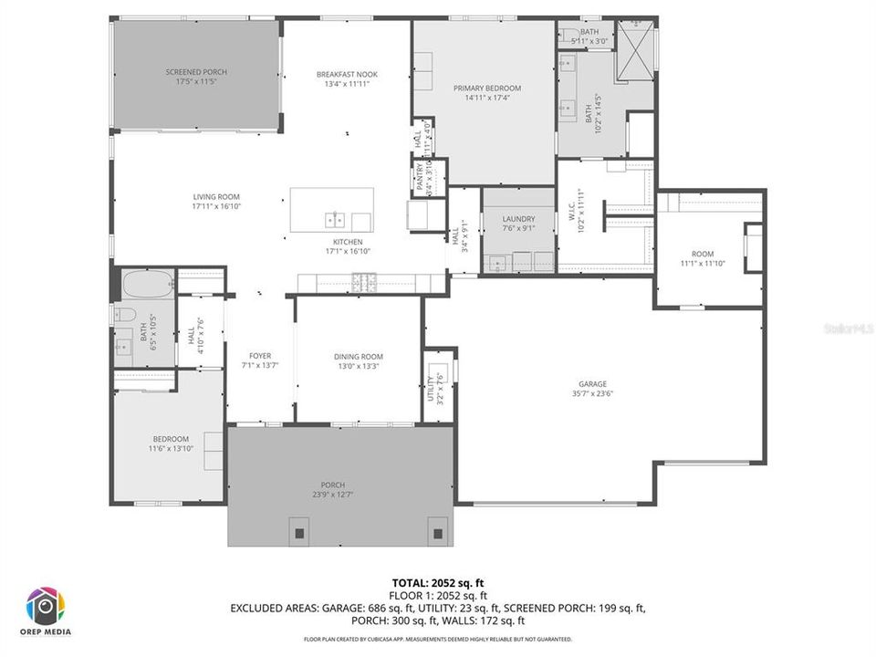 For Sale: $459,000 (2 beds, 2 baths, 2080 Square Feet)