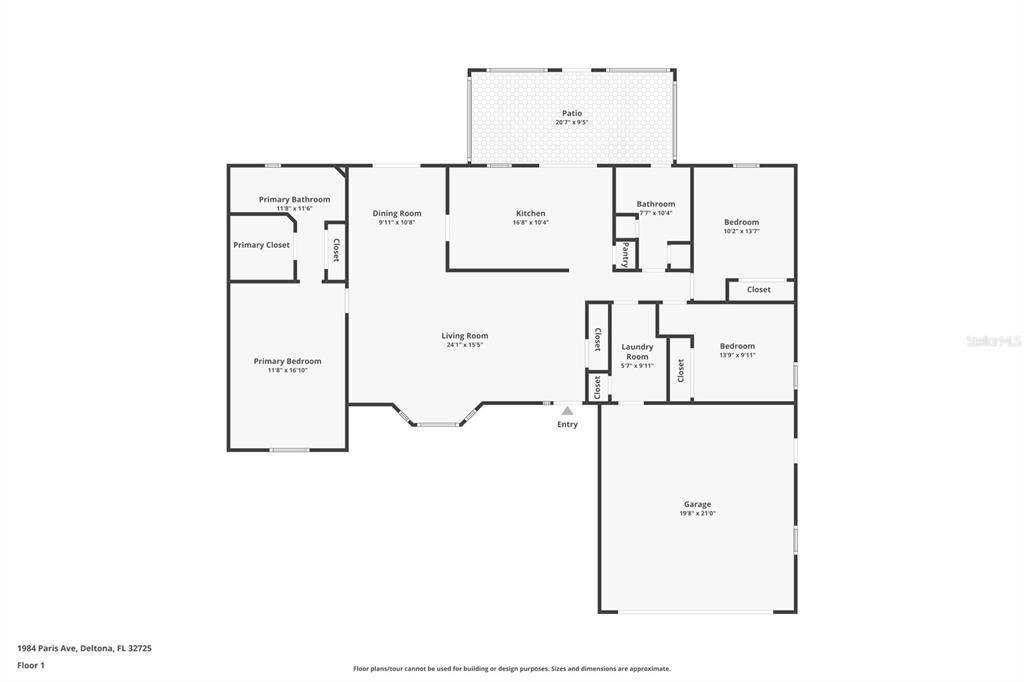 For Sale: $280,000 (3 beds, 2 baths, 1615 Square Feet)